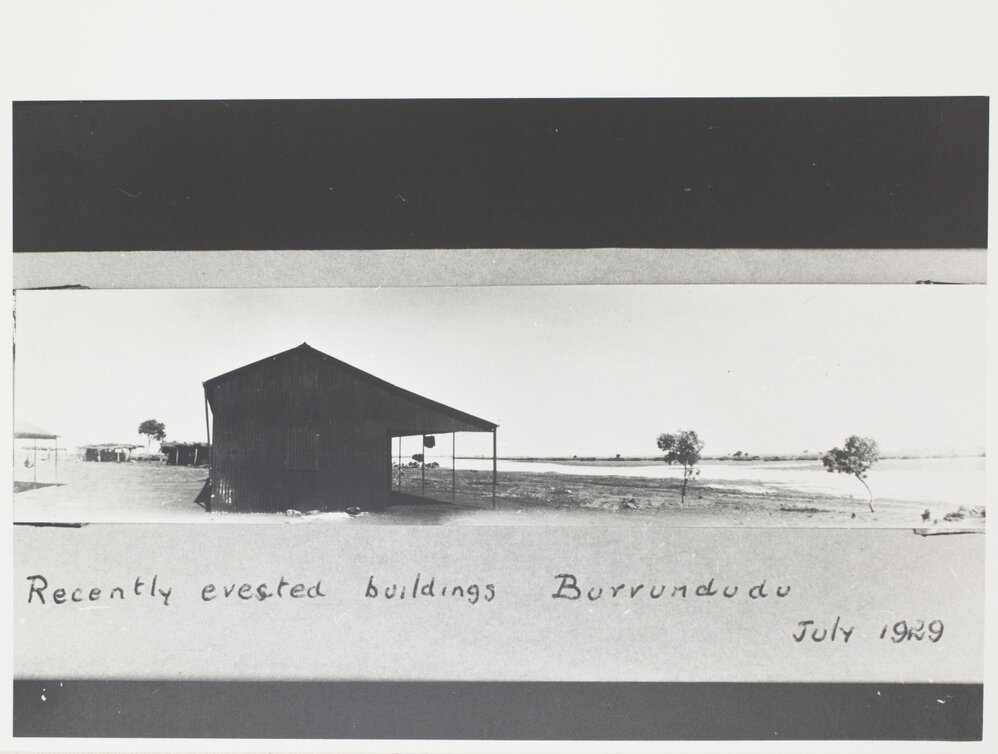 Recently erected buildings Burrundudu