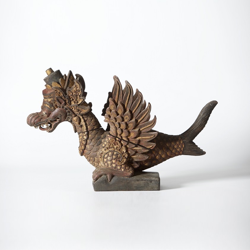 Winged naga with fishtail