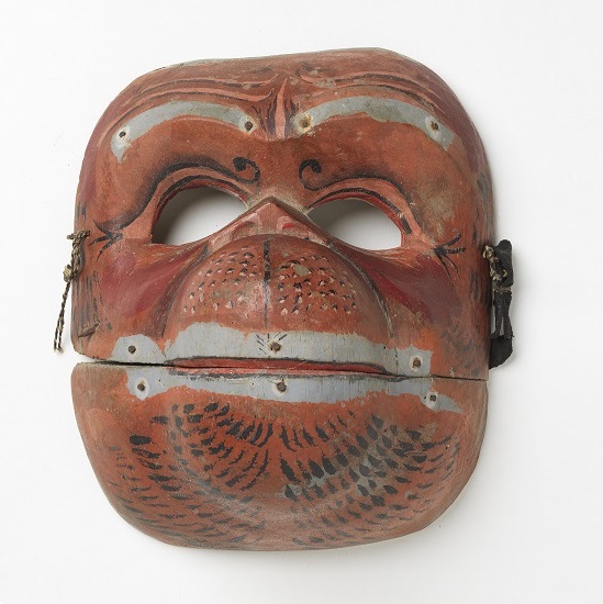 Mask of a monkey character