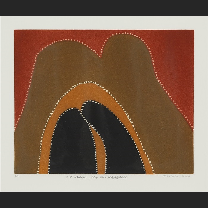 Dinal and Marranyji (Old Woman, Dog and Kangaroo)