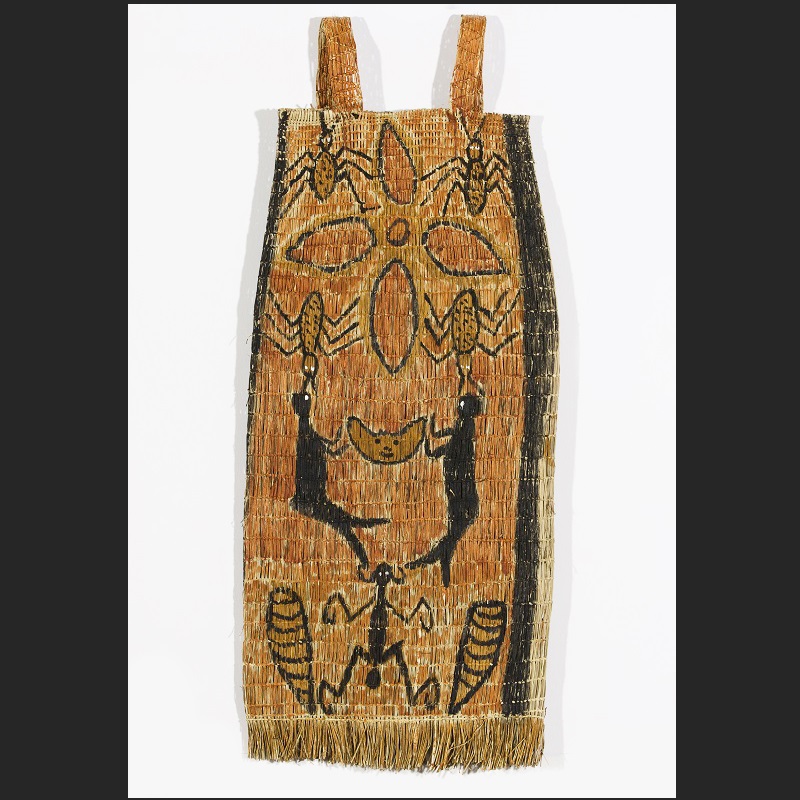 Untitled [Painted fibre tunic]