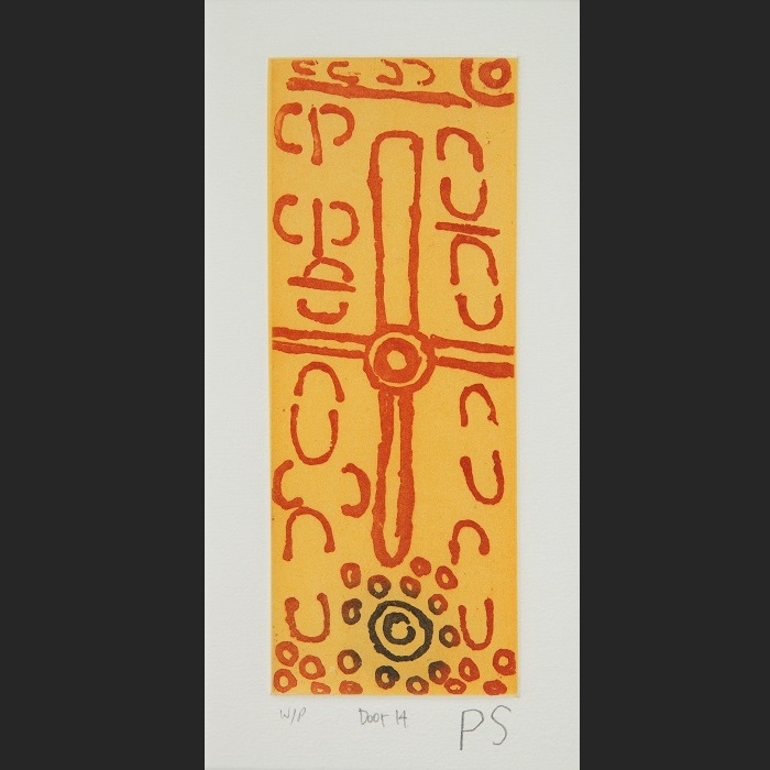 Door 14, Karntakurlu manu warlawurrukurla (Women and wedge-tailed eagle]