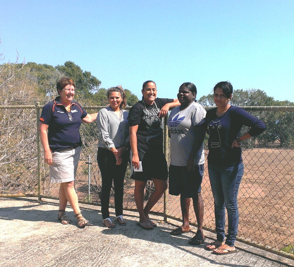 Amanda Sandery, Salisha Kerr, Nikita Jason, Claudette Bunduck, Miriam Curwen-Walker Darwin
