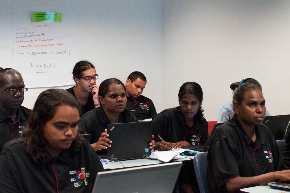 GOO students in classroom CDU Darwin