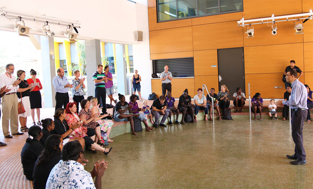 Laurence Tamatea welcome