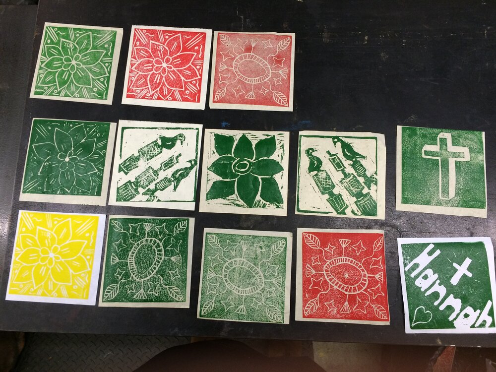 Art  linos completed