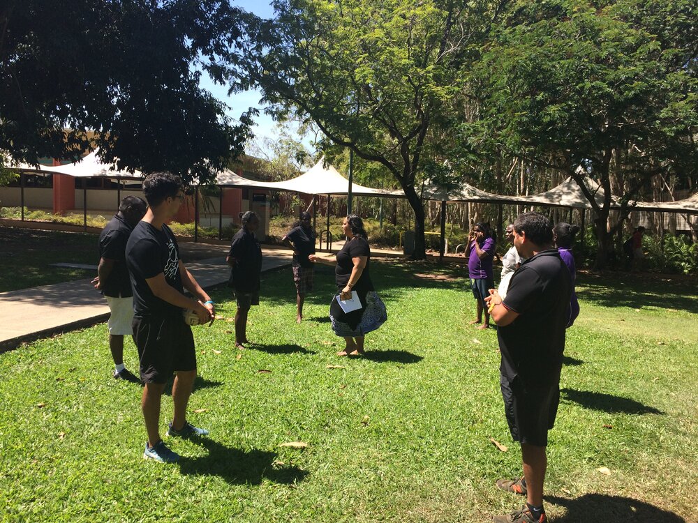 PE class with Pauline Schober