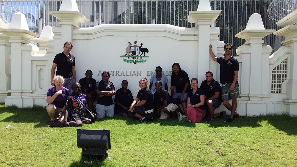 GOO students Aust Embassy Dili