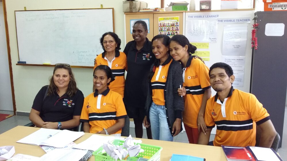NT Language centre Salisha and Therese