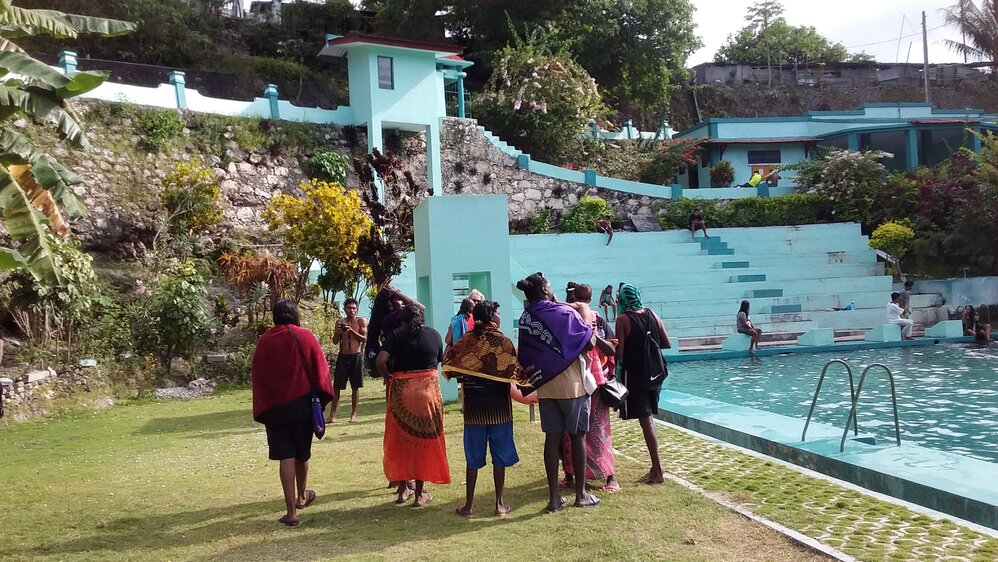 Spring water pool at Baucau