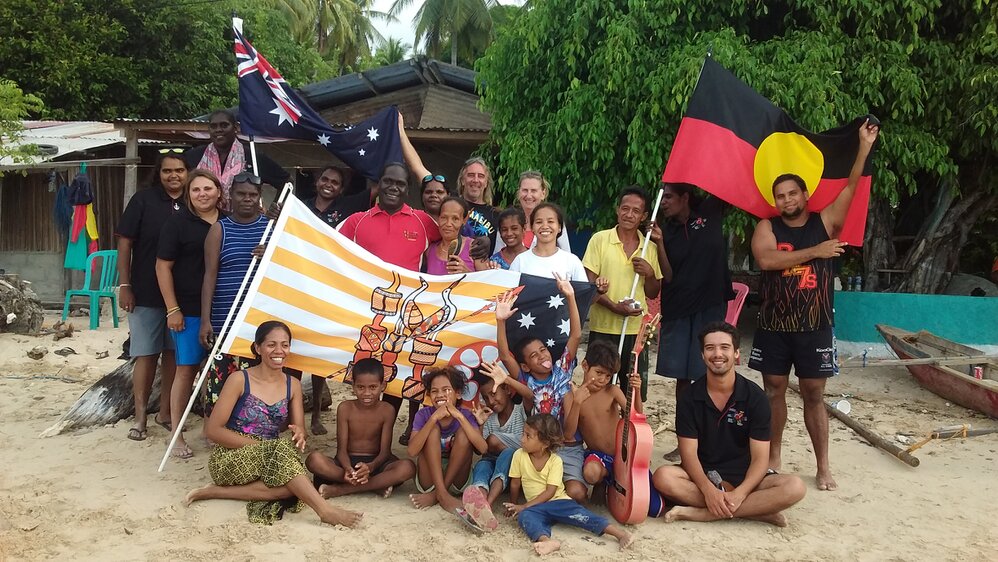 Watebo village on the beach