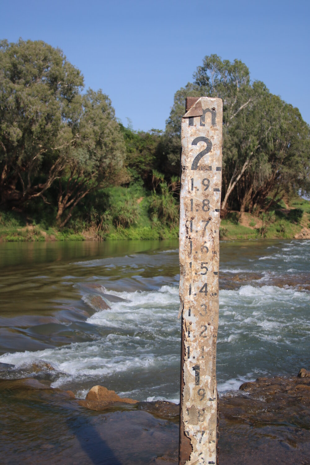Daly River marker