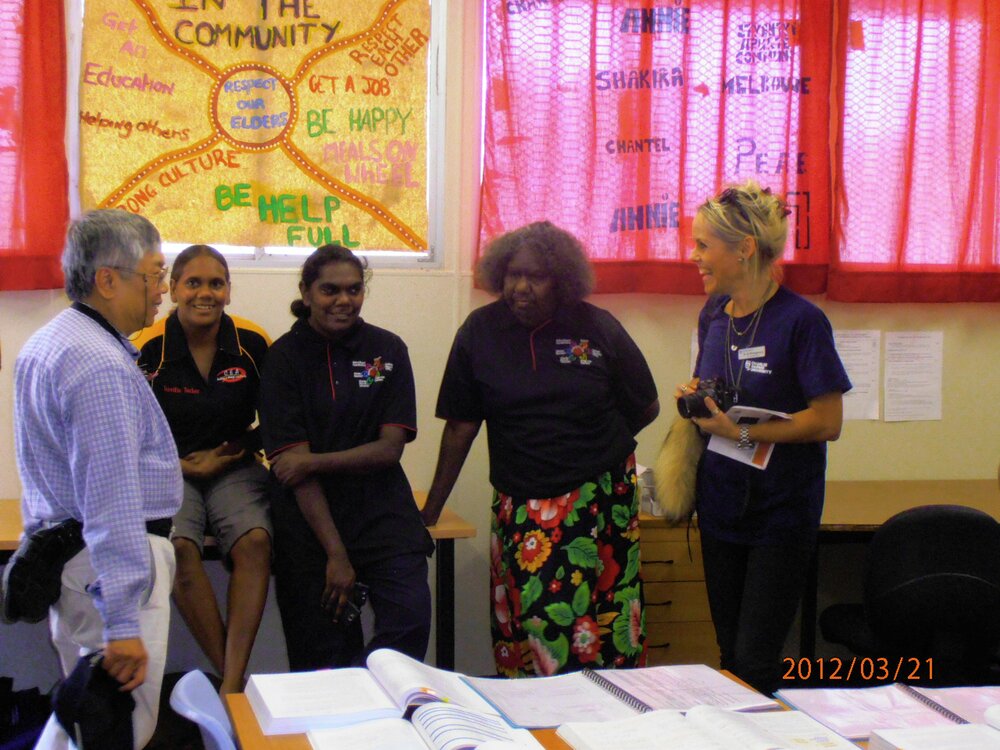 Al Strangeways and students