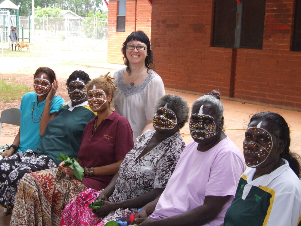 Alice Eather, Cindy Jinmarabynana, Grace Eather, Rebecca Baker, Heleana Wauchope, Sharon Hayes, Deborah Bangamorra2