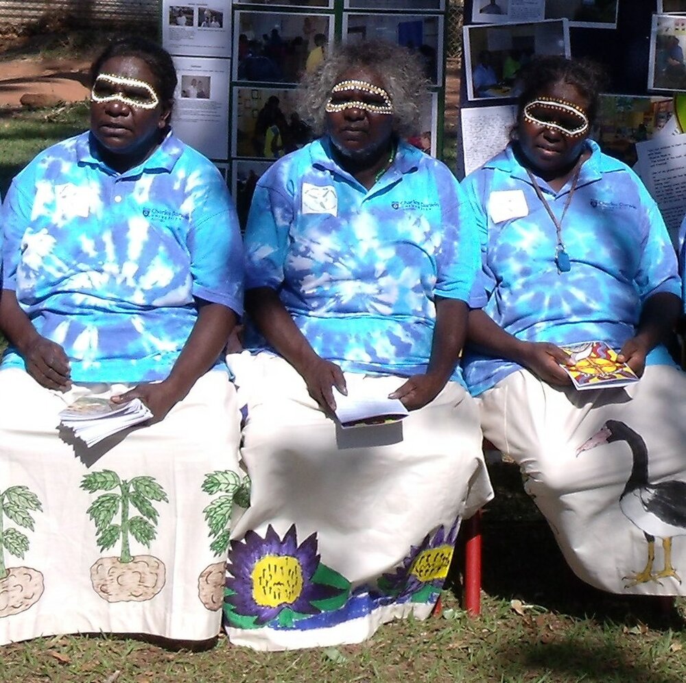 Alanga Nganbe, Ursula Kintharri, Francella Bunduck Thamarrurr Wadeye BTLIN 2010