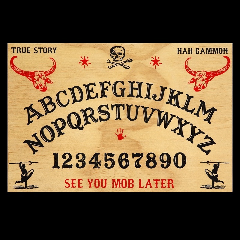 The All Seeing, Mystical, Red Hand Talking Board