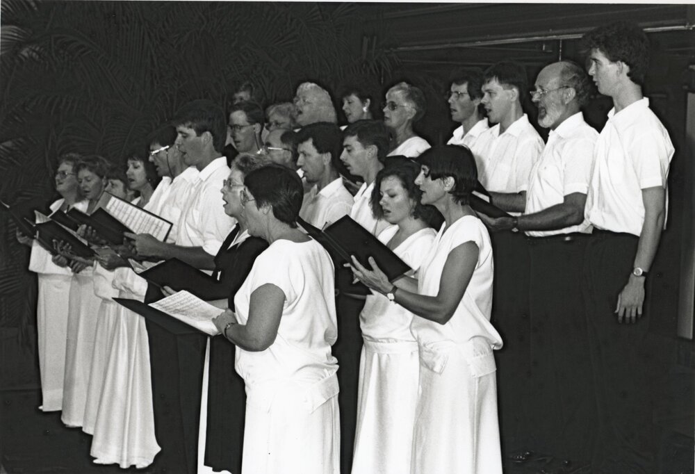 Darwin Chorale at Graduation, 1993 