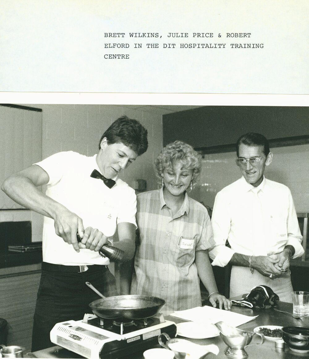 Tourism and Hospitality: Brett Wilkins, Julie Price and Robert Elford