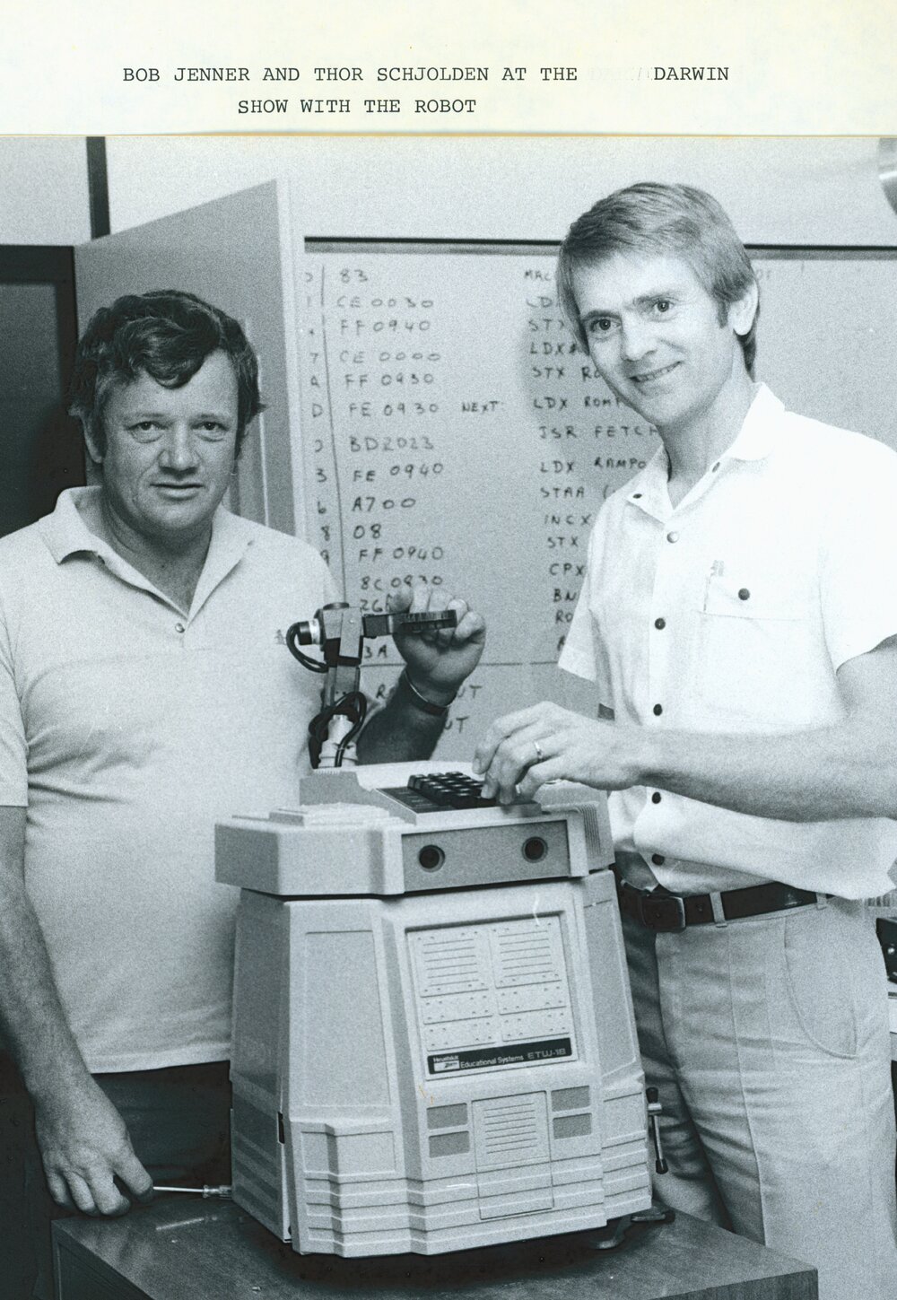 Bob Jenner and Thor Schjolden at Darwin Show