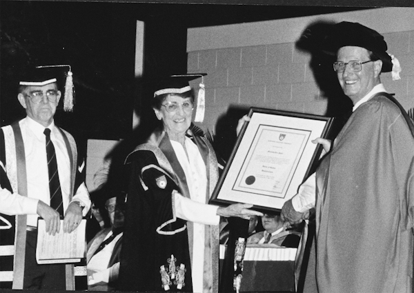 Professor Mal Nairn receives an Honorary Doctorate