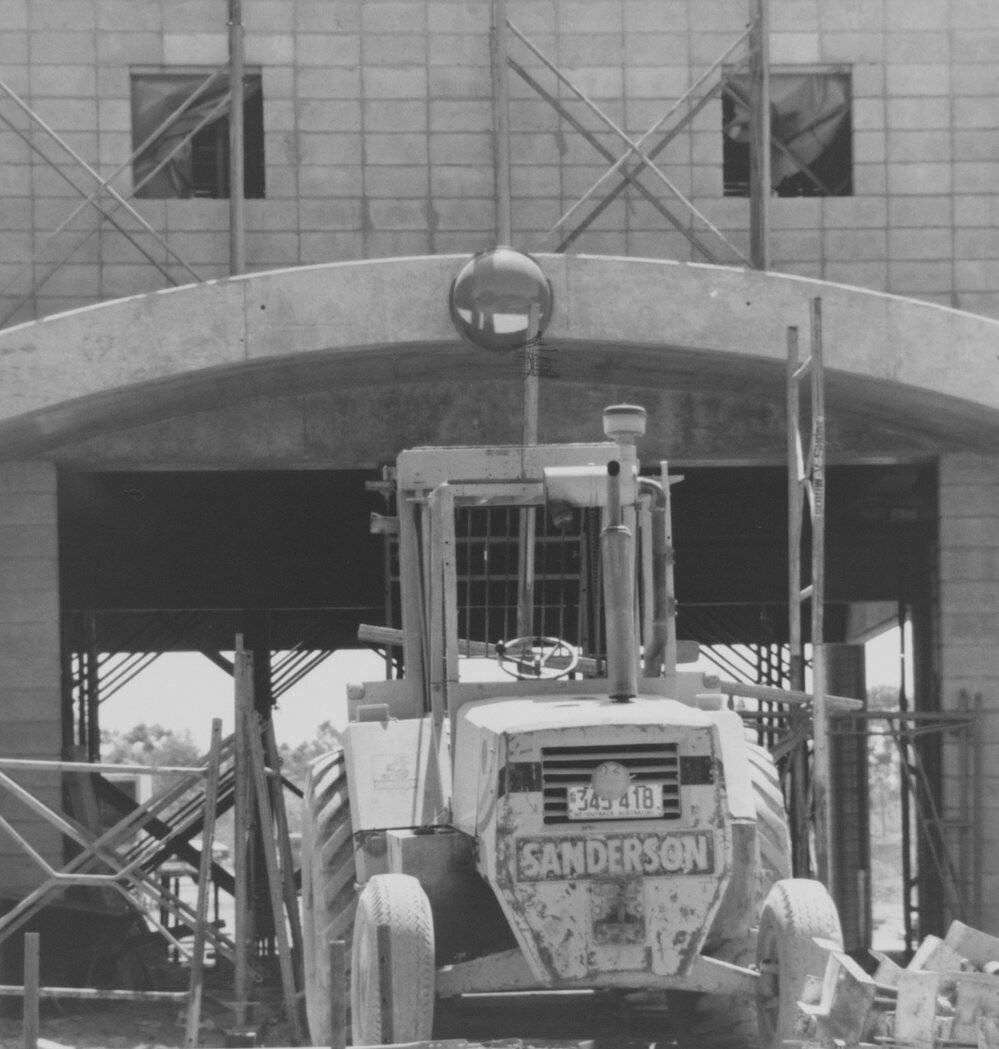 Construction of the New Library Building