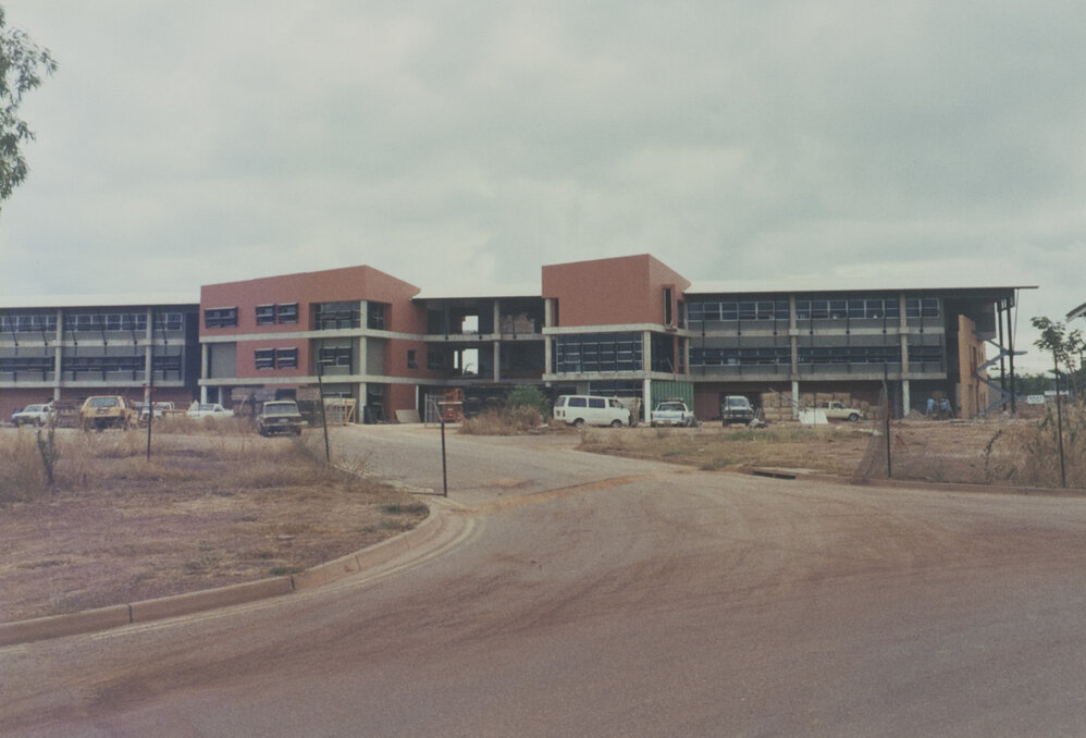 Work in progress on the Arts and Law Building