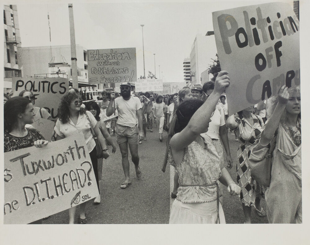 Protest Concerning Darwin Institute of Technology 1