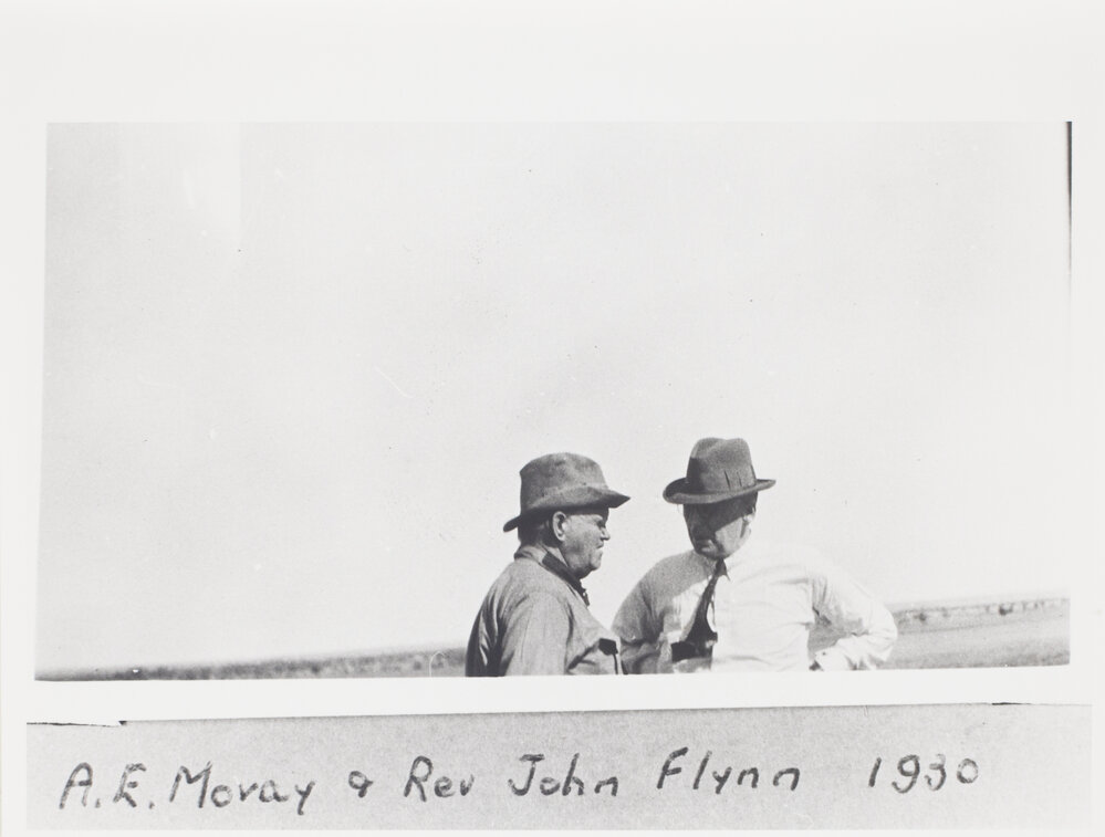 A. E. Moray and Reverend John Flynn
