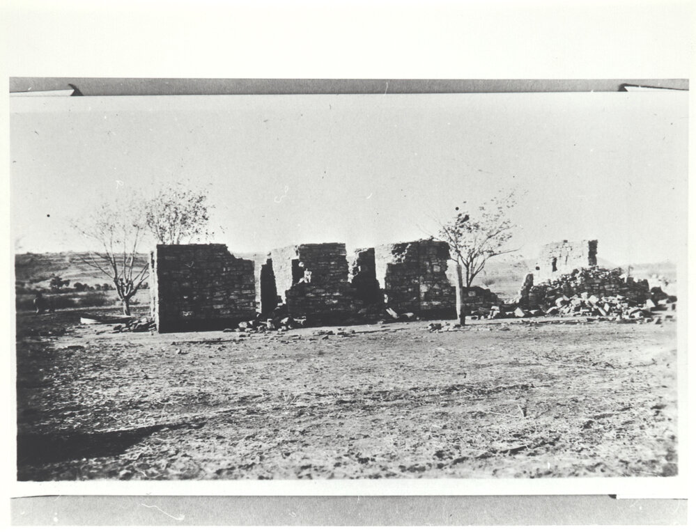 Remains of Manager's house at Old Station