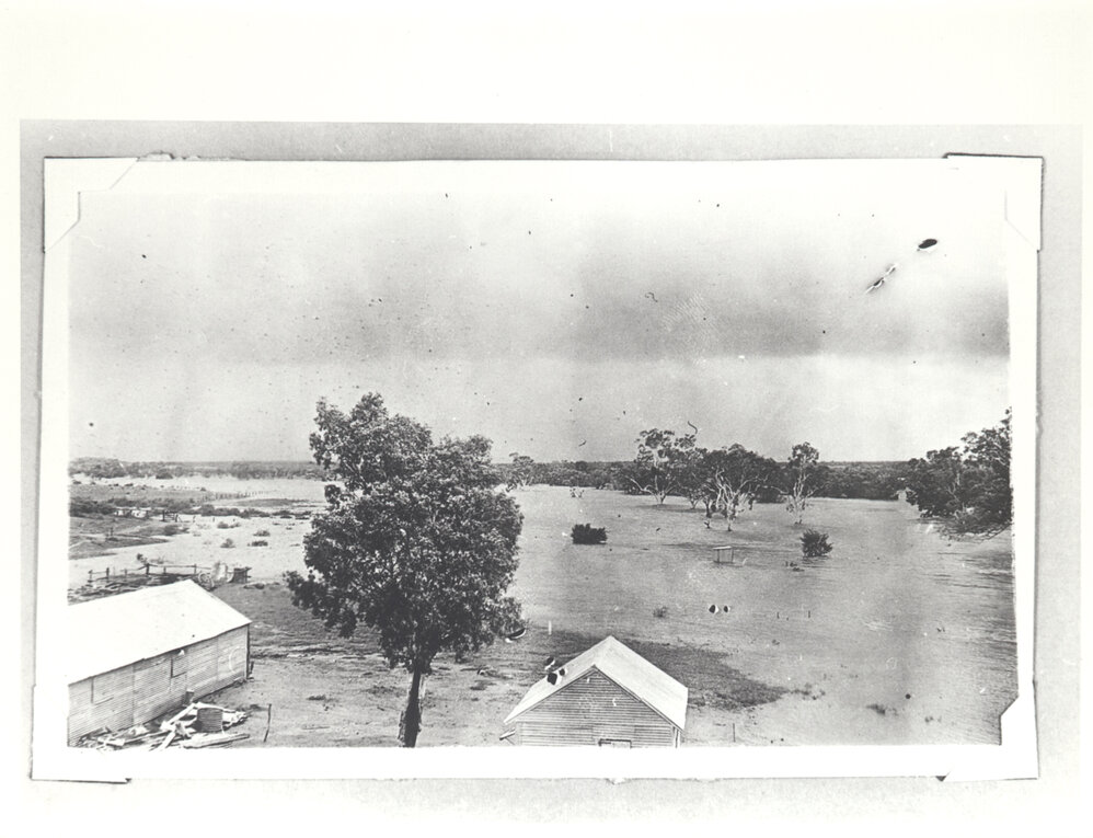 Flood waters at the highest point reached 1