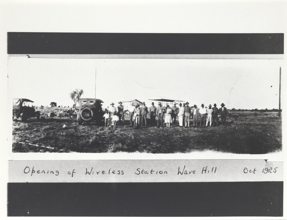 Opening of Wireless Station Wave Hill