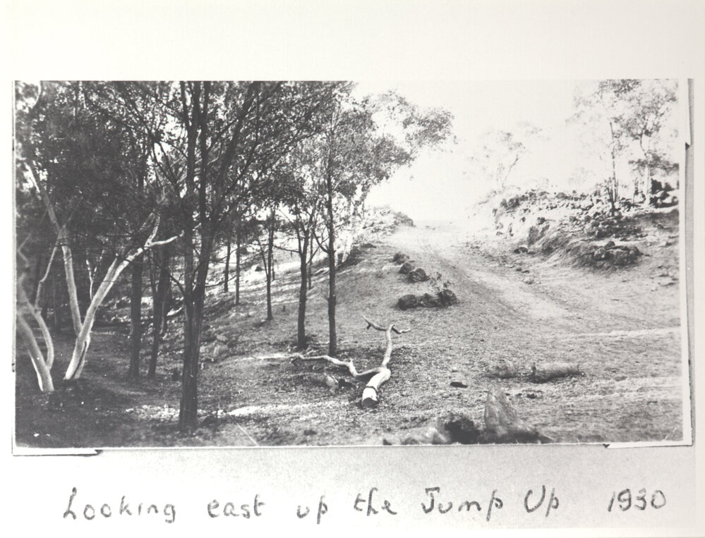 Looking East Up the Jump Up