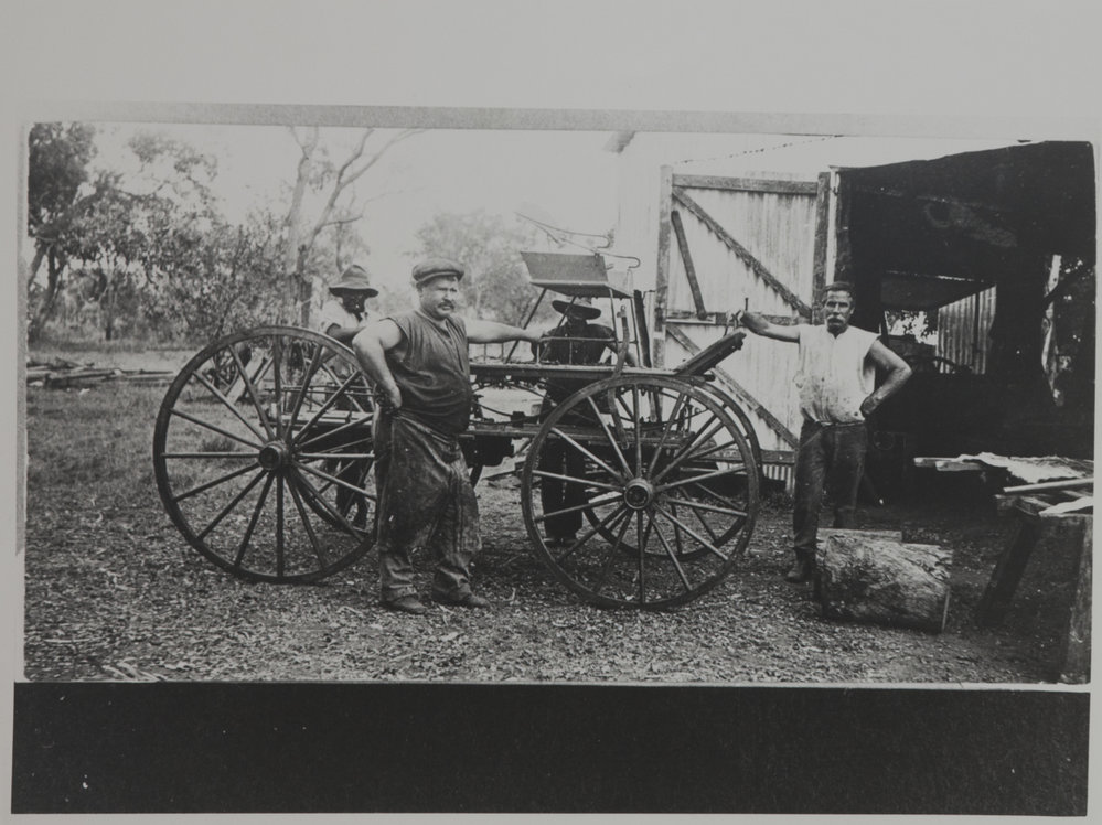 Bush wagonette built at Blacksmiths shop Wheelwright Bray - Blacksmith Gaynor