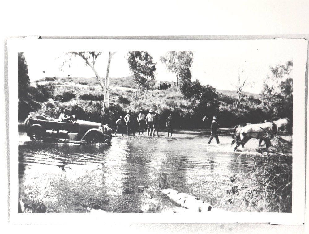 Being pulled over Black Elvira. Horses sent from station 15 miles distant