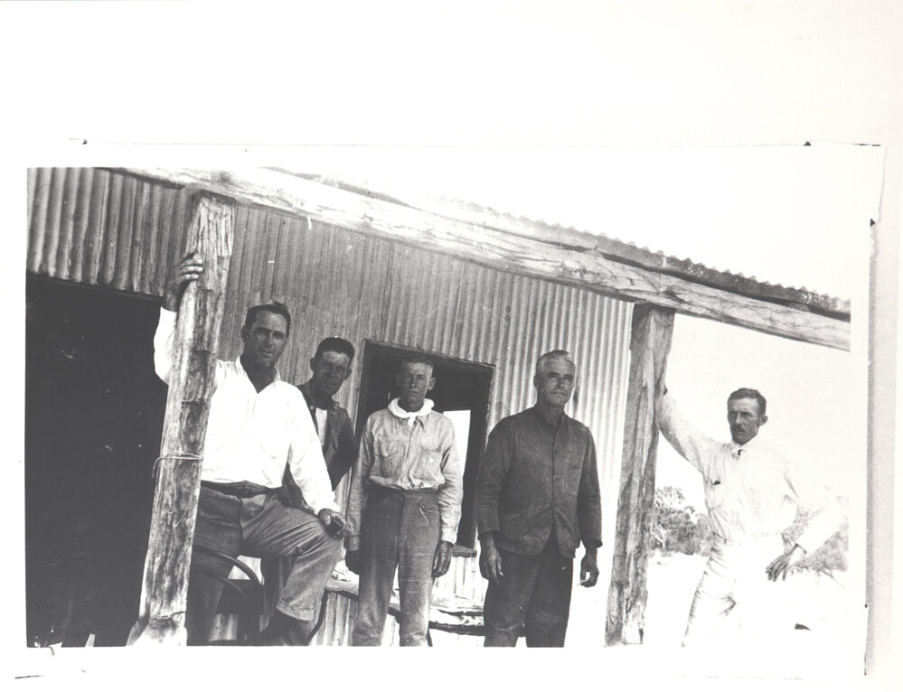 Flora Valley staff, H.D.Chidley (mgr) on right