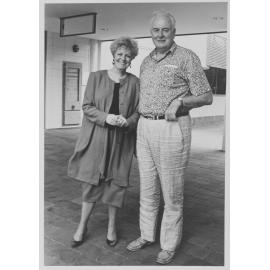Jan Blanchard with Gough Whitlam