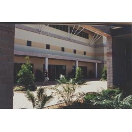 Casaurina Campus Garden between Library and Auditorium