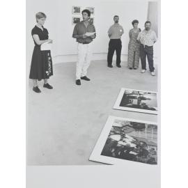 Tim Smith opening the Irish night in the new gallery