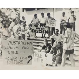 Protest Against Selling Uranium to Chile