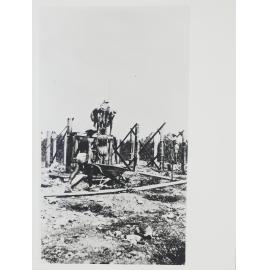 Concrete gang working on Officer's Mess 3
