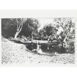 One of many waterholes in Nigri River