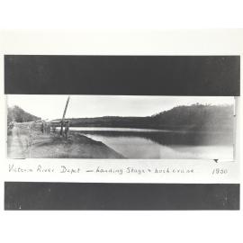 Victoria River depot - landing stage and bush crane