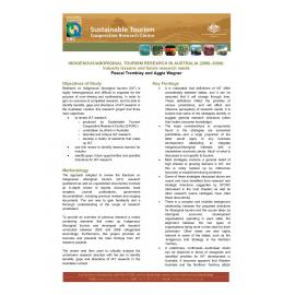 Indigenous/Aboriginal Tourism Research in Australia (2000–2008): Industry Lessons and Future Research Needs