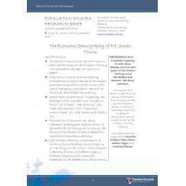 The Economic Demography of NT Small Towns