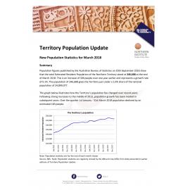Territory Population Update - New Population Statistics for March 2018