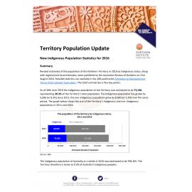 Territory Population Update - New IndigenousPopulation Statistics for 2016