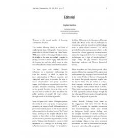 Editorial