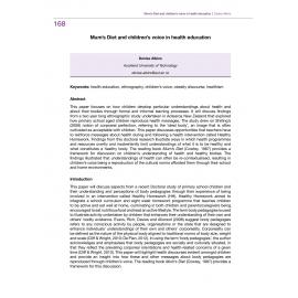 Mum’s Diet and children’s voice in health education