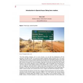 Introduction to Special Issue: Being here matters