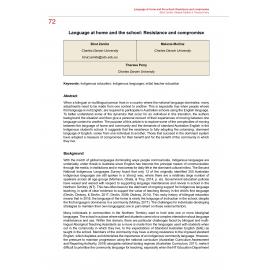 Language at home and the school: Resistance and compromise